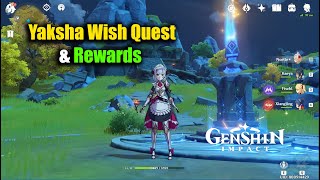 Genshin Impact Yaksha Wish Quest amp Rewards [upl. by Thisbee]