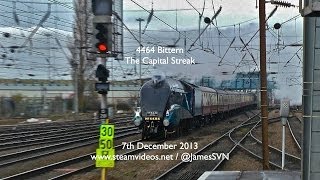 4464 flies up the ECML  The Capital Streak 071213 [upl. by Kabob741]