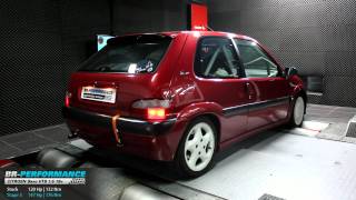 Citroen Saxo VTS 16 16v 120hp  147hp par BRPerformance [upl. by Ardekan]