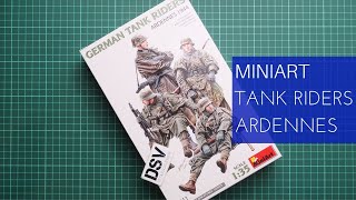 Miniart 135 German Tank Riders Ardennes 1944 35411 Review [upl. by Hoi]