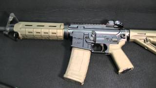 Sig Sauer M400 Enhanced AR15 w Magpul Accessories CloseUp HD [upl. by Htnamas]