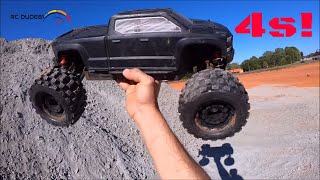 The quotKINGquot 110 Basher ARRMA Big Rock 3s4s Beatdown [upl. by Rosenkrantz518]