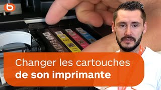 Comment changer les cartouches de son imprimante  HP Epson  Les Tutos Boulanger [upl. by Suzzy758]