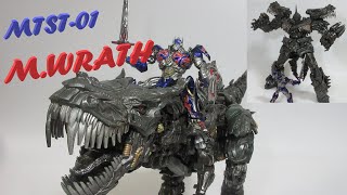 【TF非正規玩具レビュー】 海外の変形玩具 GCreation GStudio MTST01 MWRATH（aka AOE Grimlock） [upl. by Selda]