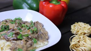 Creamy Mushroom Beef Stroganoff [upl. by Dysart261]