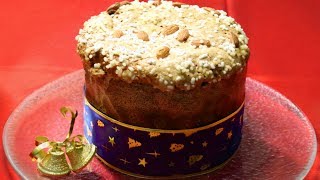 IL PANETTONE SECONDA PARTE LA GLASSATURA CON LE MANDORLE E LE NOCCIOLE [upl. by Korrie]