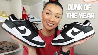 NIKE DUNK LOW PANDA REVIEW STYLING IDEAS amp SIZING RESELL [upl. by Samanthia]