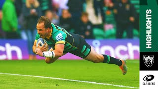 Highlights  Northampton Saints v Saracens SemiFinal [upl. by Roseline]