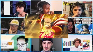 My Hero Academia Season 7 Episode 2 Reaction Mashup [upl. by Azalea45]