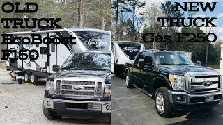 Towing with a Gas F250 or EcoBoost F150 Weve had both [upl. by Alwyn]