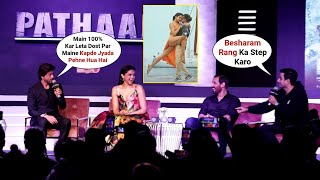 Shahrukh Khan Witty Reply To Pathan Besharam Rang Song Controversy With Deepika Padukone Bikini [upl. by Pate560]