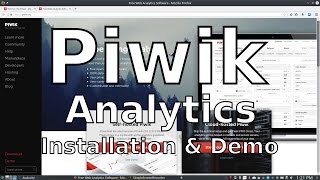 Piwik Installation amp Demo [upl. by Bahner545]