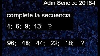 Secuencia de números que número continua en la sucesión [upl. by Rolland]