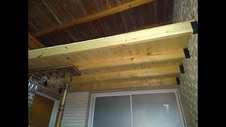 Como hacer entrepiso de madera o altillo tutorial super FACIL how to make a wooden loft [upl. by Kinom]