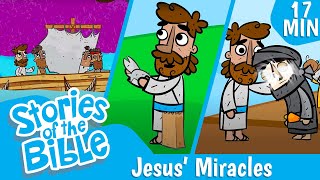 Jesus Calms the Storm  More of Jesus Miracles  Stories of the Bible [upl. by Dedie]