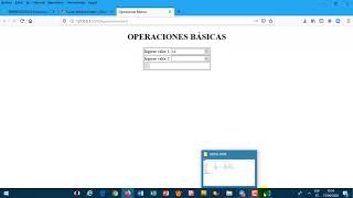 DDW2 Página Web para realizar operaciones básicas en HTML y JavaScript [upl. by Britton686]