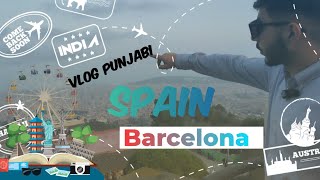 spain vlog pakistani  barcelona vlog  tibidabo barcelona punjabi vlog ch prince vlog [upl. by Healion]