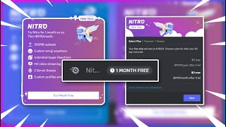 DISCORD is giving YOU 1 month of FREE DISCORD NITRO [upl. by Nnelg]