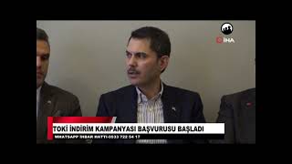 TOKİ İNDİRİM KAMPANYASI BAŞVURUSU BAŞLADI [upl. by Rj]