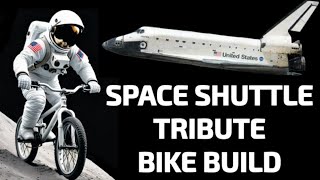 Bike Build  Space Shuttle Tribute Bike  MTB to BMX Cruiser [upl. by Alemrac]