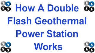 How Double Flash Geothermal Power Station Works [upl. by Iral]