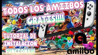 AMIIBOS GRATISCON HWFLYTUTORIAL DE INSTALACION Y FUNCIONAMIENTO 2022 EN ESPAÑOL [upl. by Durgy]