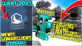 New RILIS juga Optifine LUNAR Client Di MCPE  Optifine Mcpe 2021 [upl. by Cassiani]