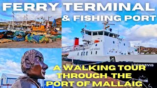 4KMallaig Scotland Ferry Terminal amp Fishing PortScottish HighlandsUK [upl. by Ashby454]