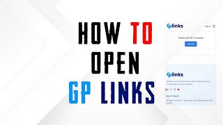 How to open gplink  Gplink se download kaise kare [upl. by Otsenre]