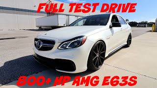 800 HP MERCEDES AMG E63S BITURBO FULL REVIEW TEST DRIVE [upl. by Sara-Ann]