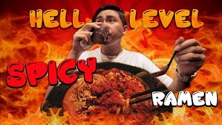 THE SPICIEST RAMEN Challenge IN TOKYO at GOMARYU  HELL LEVEL Japanese Food [upl. by Muhammad986]