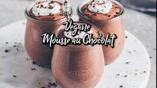 Vegane Mousse au Chocolat mit Aquafaba Rezept [upl. by Nnyltak934]