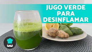 JUGO VERDE para DESINFLAMAR el VIENTRE y LIMPIAR el ESTÓMAGO 🥬🍋 ¡Fácil y Rápido [upl. by Saint885]