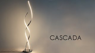 Lampadaire LED Ultra Design  126 cm Cascada [upl. by Eecyac]