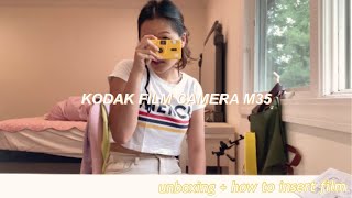 how to use the KODAK film camera m35  itryfilm [upl. by Ahsets971]