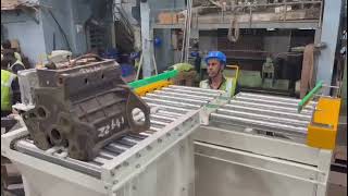 Cross Transfer Roller Conveyor Factory Trails Dhanvanthri Engineers Private Limited DEPL [upl. by Saoj257]