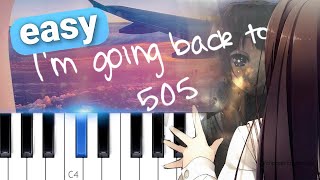 Arctic Monkeys  505  EASY PIANO TUTORIAL [upl. by Hinze56]