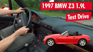 1997 BMW Z3 Roadster 19L  UnderRated and Under Priced Test Drive [upl. by Nemzzaj726]