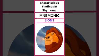 Mnemonic  Characteristic Findings In Thymoma medicalnotes [upl. by Bronny]