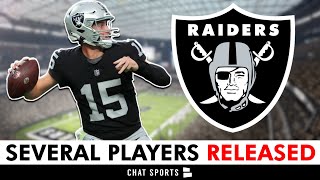 Las Vegas Raiders Make MULTIPLE Roster Moves amp Release Several Players  Raiders News [upl. by Deming]