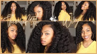 THIS THIN PART WIG LOOKS LIKE MY HAIR  Innovative Weaves and Wigs [upl. by Colwin]