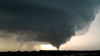 CREEPY TORNADO SIREN  Dodge City Twin Tornadoes 52416 [upl. by Kubetz969]