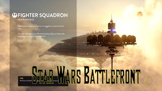 Star Wars Battlefront  Bespin DLC Fighter Squadron Gameplay PS4 60fps No Commentary [upl. by Rabelais]