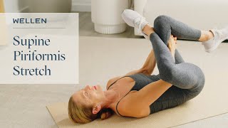 How To Do A Supine Piriformis Stretch  Wellen [upl. by Meredi]