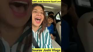 Sambhavna Seth Entertainment Sahil Joshi Vlogs Deserves Equal Love ❤ SS Vlogs Love Sahil shorts [upl. by Zoldi]