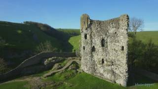 Peveril Castle from the Air [upl. by Annaul687]