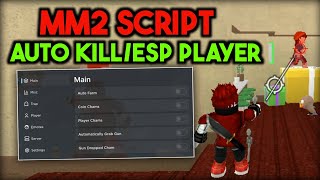 MM2 Script New Working Auto AimKill Aura  No Clip  Mobile amp Pc [upl. by Ardnahsal]