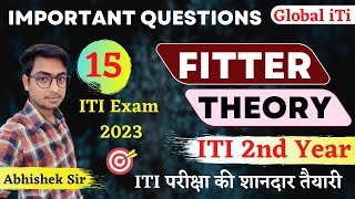 Fitter Theory 2nd Year Important Questions Class15  ITI Exam 2023 [upl. by Devlin28]