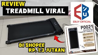 Review Treadmill Running Pad Viral di Shopee Cuma 13 jutaan  Ebuy official [upl. by Ityak]