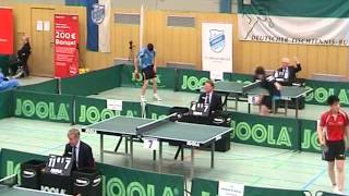 Qiu DangSimonis und EhretZiener Livestream Deutsche Jugendmeisterschaft Tischtennis 2013 [upl. by Amme]